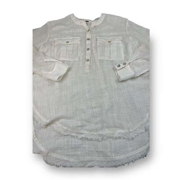 Free People Sheer Lightweight Top Size Small - Picture 2 of 9